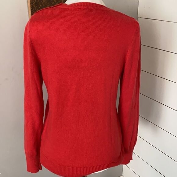 Gap | Women’s Gap Luxe Angora Hair Blend Crew Neck Orange Sweater | M - Picture 5 of 7